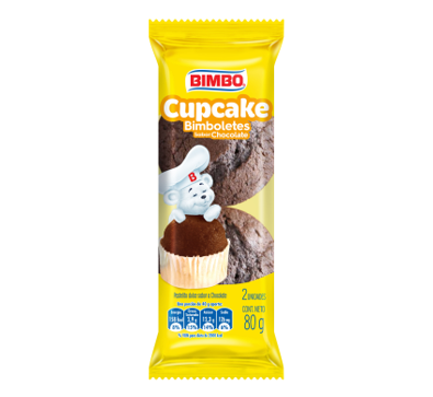 Cup Cake Chocolate Bimbo 2p 80g