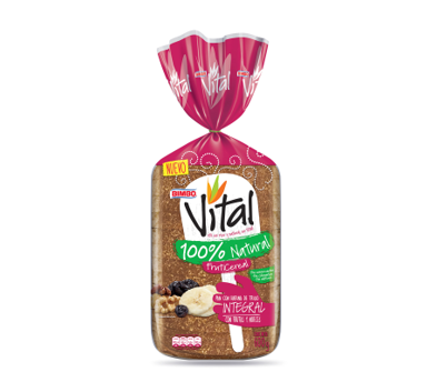 Pan Vital Fruticereal Bimbo 600g