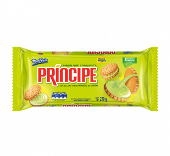 Galleta Príncipe Sabor Limón, 210g