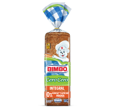 Pan Integral Cero Bimbo 1p bolsa 550g