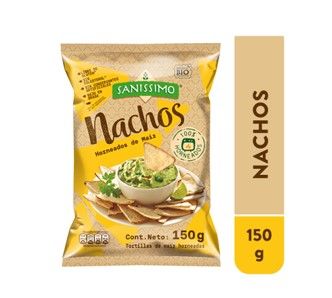 Nachos Horneados de Maíz, Marca Sanissimo 150g