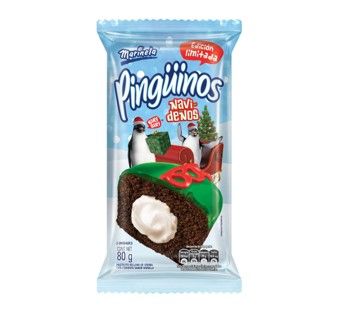 Pinguinos Navidenos Marca Marinela 80g