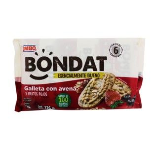 Galletas Bondat Avena y Frutos Rojos, Bimbo, 126g