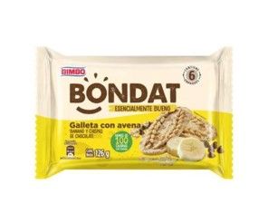 Galleta Bondat Avena, Banano y Chocolate, Bimbo, 126g