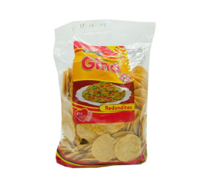 Tortillas tostadas Marca Gina, redondita 250gr