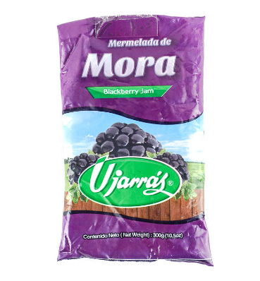 Mermelada de Mora, Marca Ujarras, Empaque 225g