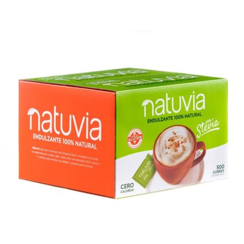 Endulzante c/ Stevia, Marca Natuvia, 500g