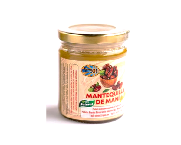 Mantequilla de Mani con Datiles, Marca Nutresol, 230g