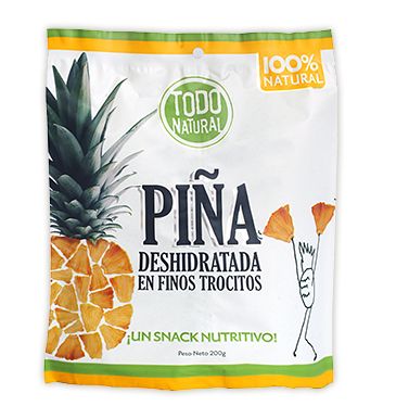 Piña Deshidratada en trocitos TODO NATURAL 50 gr