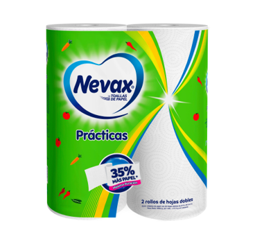 Toallas de cocina Nevax Prácticas 2 rollos 100 H D