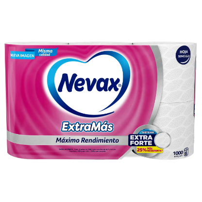 Papel Higienico Nevax ExtraMás 1x6