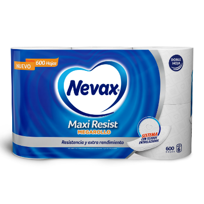 Papel Higienico Nevax Maxi Resist Megarollo 6 UD