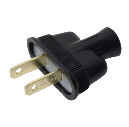 Enchufe plano negro 15A 125V EAGLE 1140BK