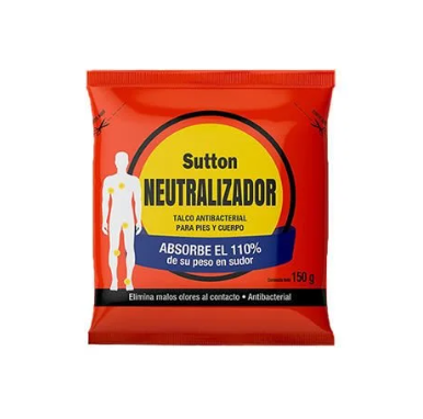 Talco Neutralizador Sutton Bolsa 150g