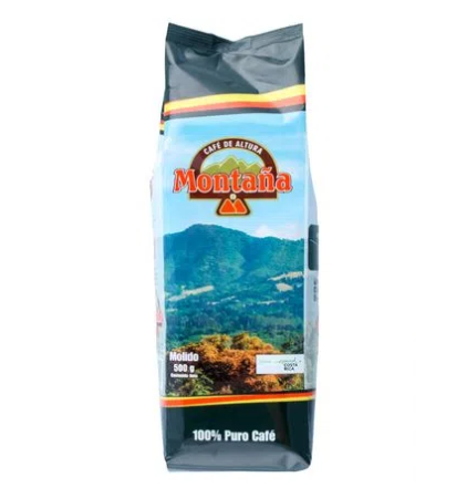 Café molido Montaña empaque 500g