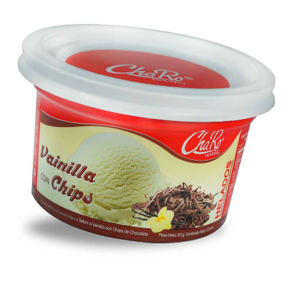 Helado Cajita Crema Chips 60g Sensacion 