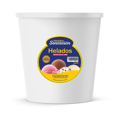 Helado Napolitano, Marca Sensación, 1/2 Galon