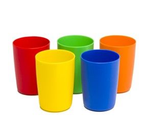 Vaso Plástico Colores 12 onzas Tulipan