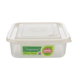 Envase Plast. Rectangular 14 cm 300ml