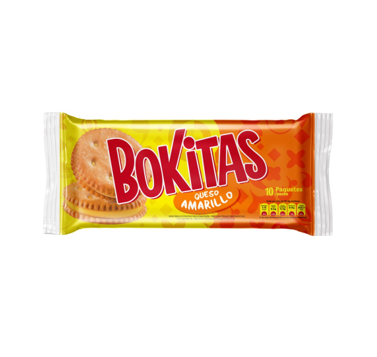 Galleta bokita rellena queso amarillo doc