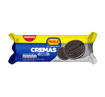 Galletas Crema Dark Pozuelo Tubo 138g