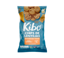 Chips de Lentejas Queso Rostizado Coliflor Kibo 112g