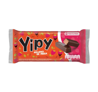 Galleta Yipy Rellena Fresa 338.4gr