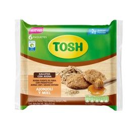 Galleta Tosh Avena, Ajonjolí y Miel, 180g