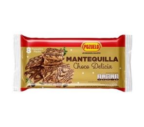 Galleta Mantequilla Choco Delicia, Pozuelo, 8 paq