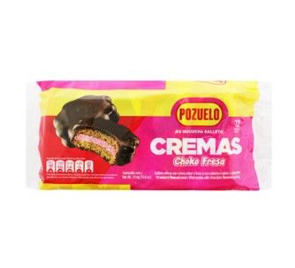 Galleta Cremas Choko Fresa 12 paquetes 414 g