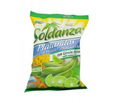 Platanitos Con Limón Natural SOLDANZA 71g