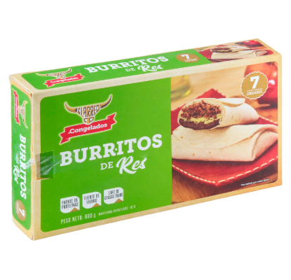 Burritos De Res 7 u El Arreo 600g