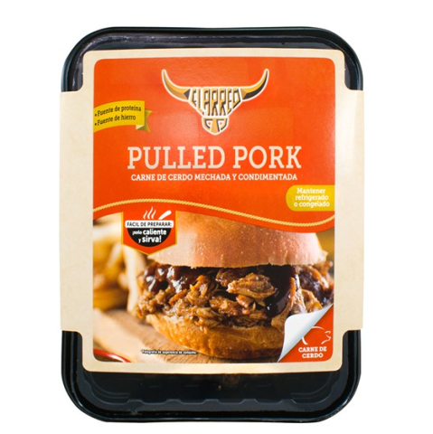 Carne de Cerdo  Mechada Precocida Pulled Pork El Arreo 700g