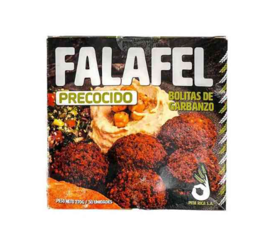 Bolitas de falafel precocidas Pita Rica El arreo caja 30 unidades