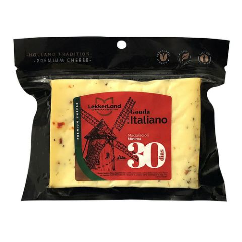 Queso Gouda Italiano LekkerLand 30 días 200g