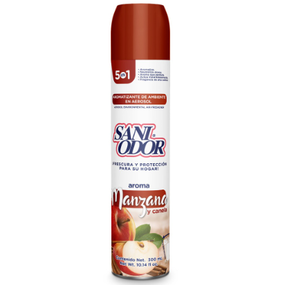 Aromatizante Sani Odor Manzana Canela 300 mL