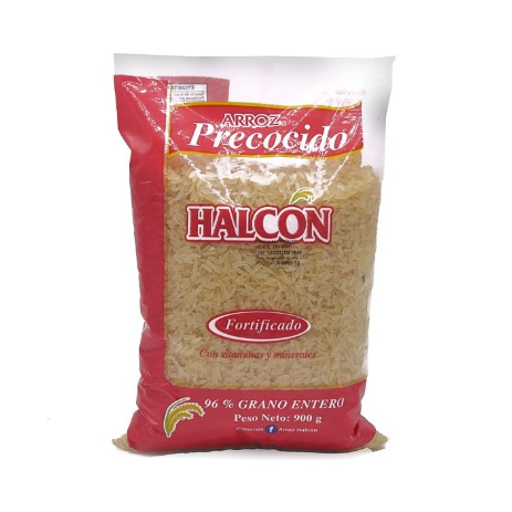 Arroz precocido Marca Halcón Bolsa 900 g