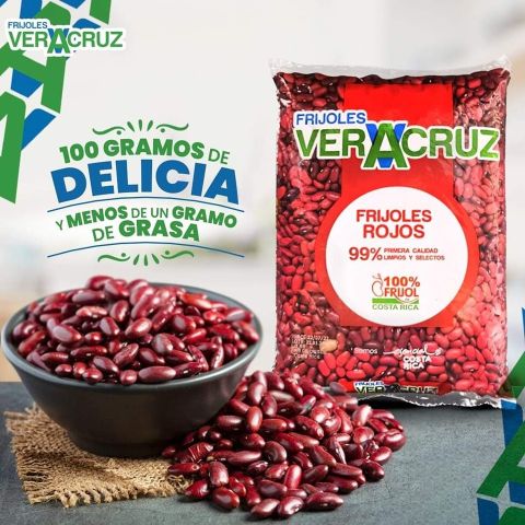 Frijol Rojo, Marca Veracruz, Empaque 800g