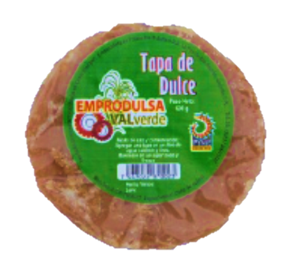 Dulce en tapa, Marca Emprodulsa Valverde, Emp Unid 600g