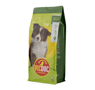 Alimento para perro cachorro VICDOC 900G