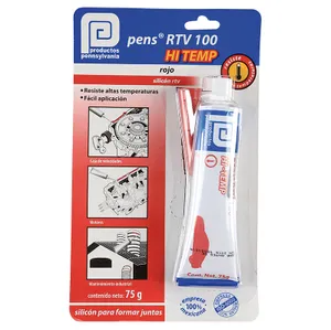 Silicon Transp RTV Alta Temperatura 75g Brickell