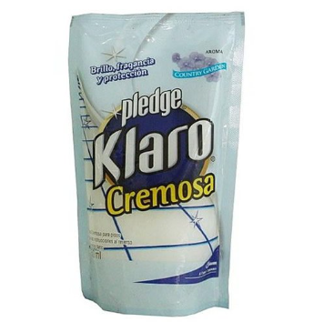 Cera Klaro Cremosa Cristal Doy Pack 350ml