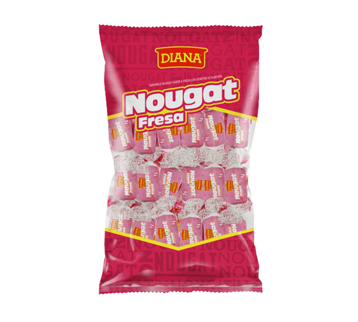 Nougat Sabor Fresa, Marca Diana, 24 U