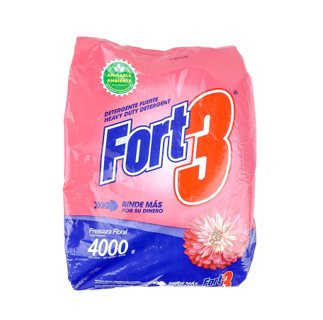 Detergente Fort 3 Floral 4000g