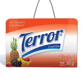 Pastilla desinfectante Terror Frutal 50g