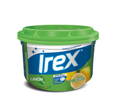 Lavaplatos crema Irex Limon 450g