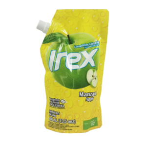 Lavaplatos Irex Manzana liquido doy pack 400ml