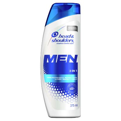 Shampo Head & Shoulders control caspa 3 en 1 375ml