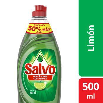 Jabon Liquido Salvo Triple Limon 500 ml