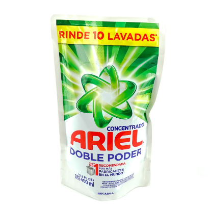 Detergente Liquido Concentrado  Ariel 400ml